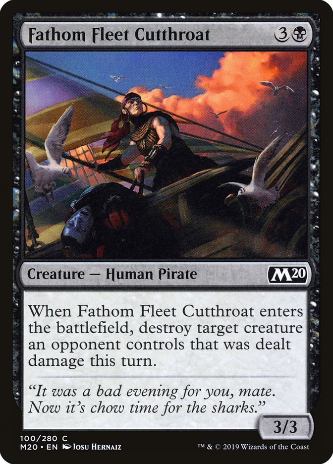 Fathom Fleet Cutthroat [Core Set 2020] | Fandemonia Ltd