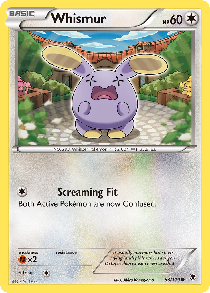 Whismur (83/119) [XY: Phantom Forces] | Fandemonia Ltd