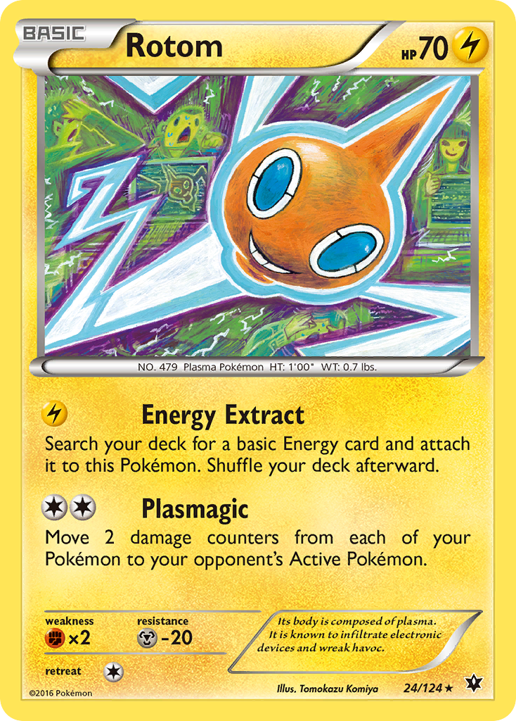 Rotom (24/124) [XY: Fates Collide] | Fandemonia Ltd