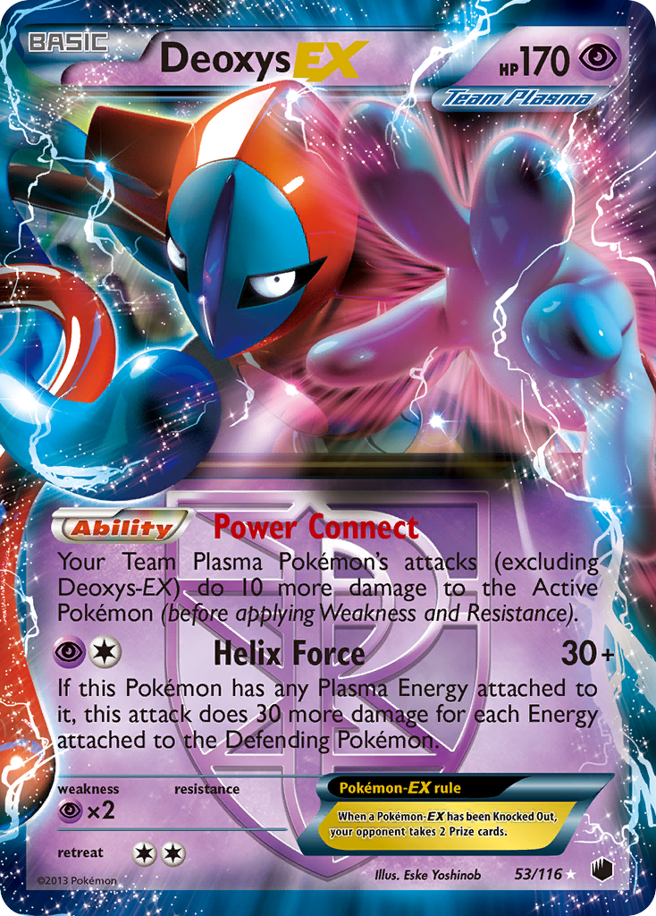 Deoxys EX (53/116) [Black & White: Plasma Freeze] | Fandemonia Ltd