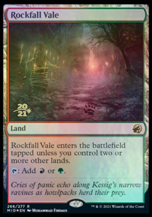 Rockfall Vale [Innistrad: Midnight Hunt Prerelease Promos] | Fandemonia Ltd