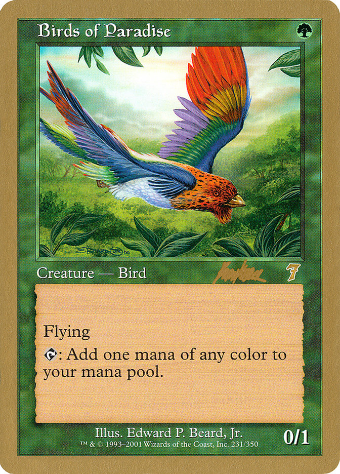 Birds of Paradise (Brian Kibler) [World Championship Decks 2002] | Fandemonia Ltd