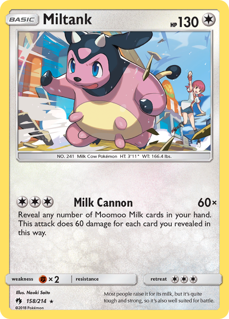 Miltank (158/214) [Sun & Moon: Lost Thunder] | Fandemonia Ltd