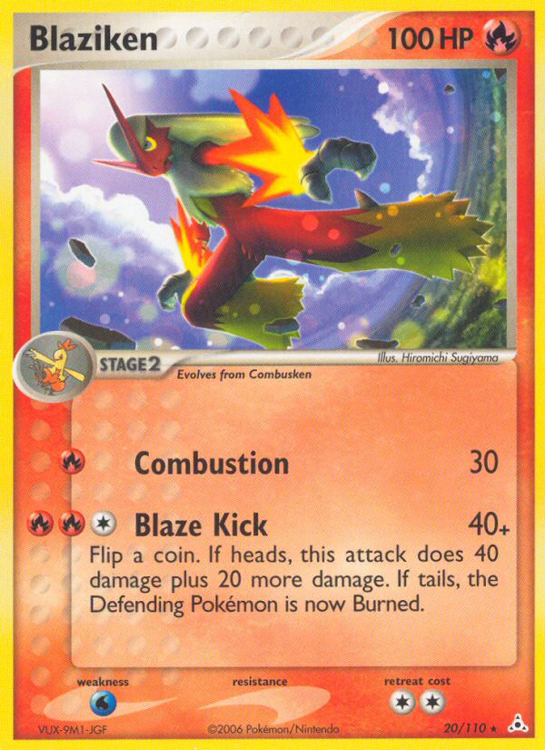 Blaziken (20/110) [EX: Holon Phantoms] | Fandemonia Ltd