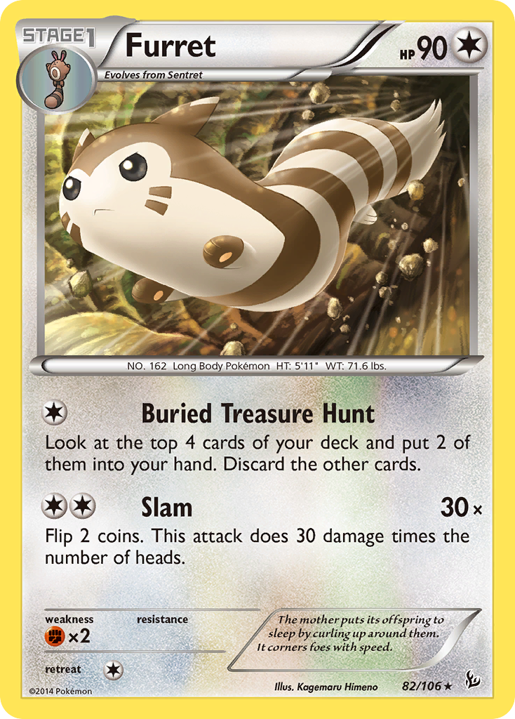 Furret (82/106) [XY: Flashfire] | Fandemonia Ltd