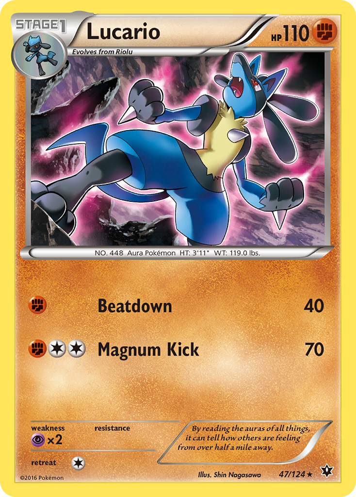 Lucario (47/124) [XY: Fates Collide] | Fandemonia Ltd