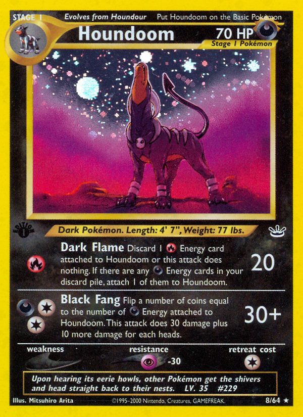 Houndoom (8/64) [Neo Revelation 1st Edition] | Fandemonia Ltd