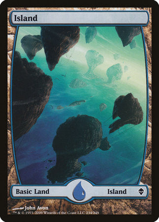 Island (234) - Full Art [Zendikar] | Fandemonia Ltd