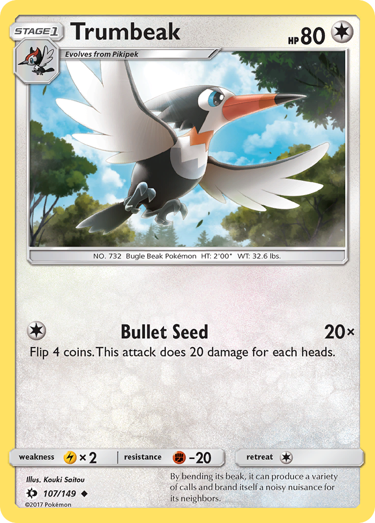 Trumbeak (107/149) [Sun & Moon: Base Set] | Fandemonia Ltd