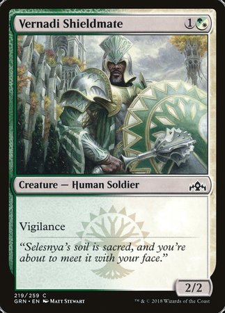 Vernadi Shieldmate [Guilds of Ravnica] | Fandemonia Ltd