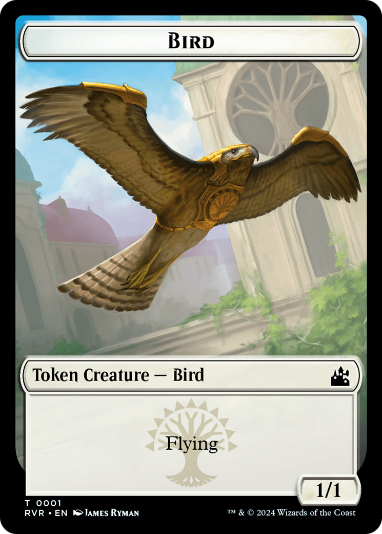 Bird // Dragon Double-Sided Token [Ravnica Remastered Tokens] | Fandemonia Ltd