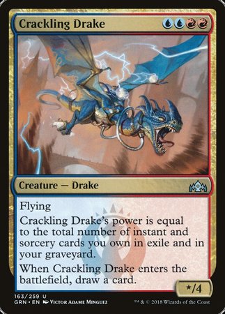 Crackling Drake [Guilds of Ravnica] | Fandemonia Ltd