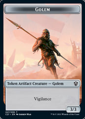 Golem (027) // Thopter Token [Commander 2021 Tokens] | Fandemonia Ltd