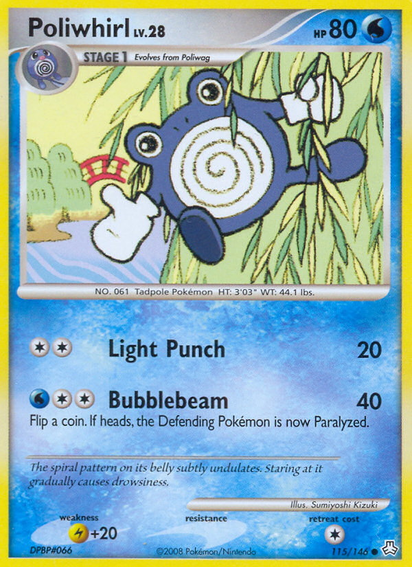 Poliwhirl (115/146) [Diamond & Pearl: Legends Awakened] | Fandemonia Ltd