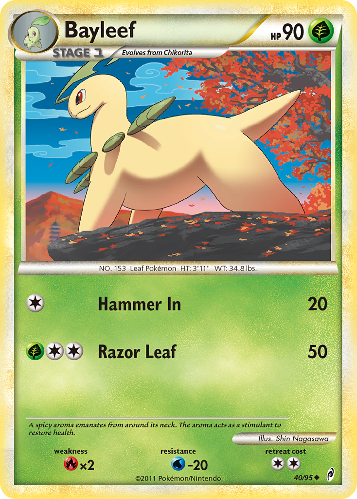 Bayleef (40/95) [HeartGold & SoulSilver: Call of Legends] | Fandemonia Ltd