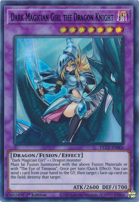 Dark Magician Girl the Dragon Knight (Green) [DLCS-EN006] Ultra Rare | Fandemonia Ltd