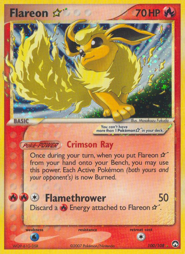 Flareon Star (100/108) [EX: Power Keepers] | Fandemonia Ltd