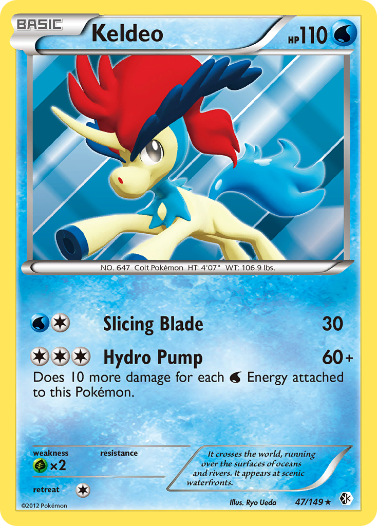 Keldeo (47/149) [Black & White: Boundaries Crossed] | Fandemonia Ltd