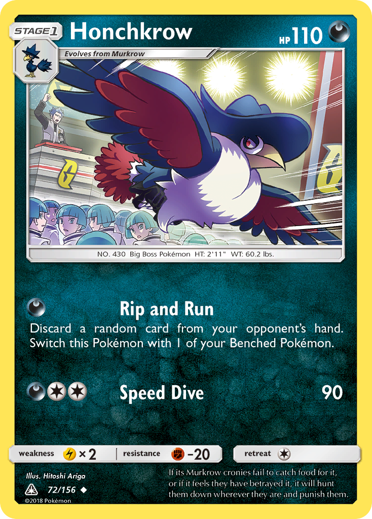 Honchkrow (72/156) [Sun & Moon: Ultra Prism] | Fandemonia Ltd