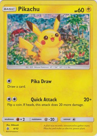 Pikachu (4/12) [McDonald's Promos: 2018 Collection] | Fandemonia Ltd