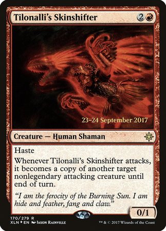 Tilonalli's Skinshifter [Ixalan Promos] | Fandemonia Ltd