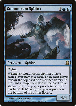 Conundrum Sphinx [Commander 2011] | Fandemonia Ltd