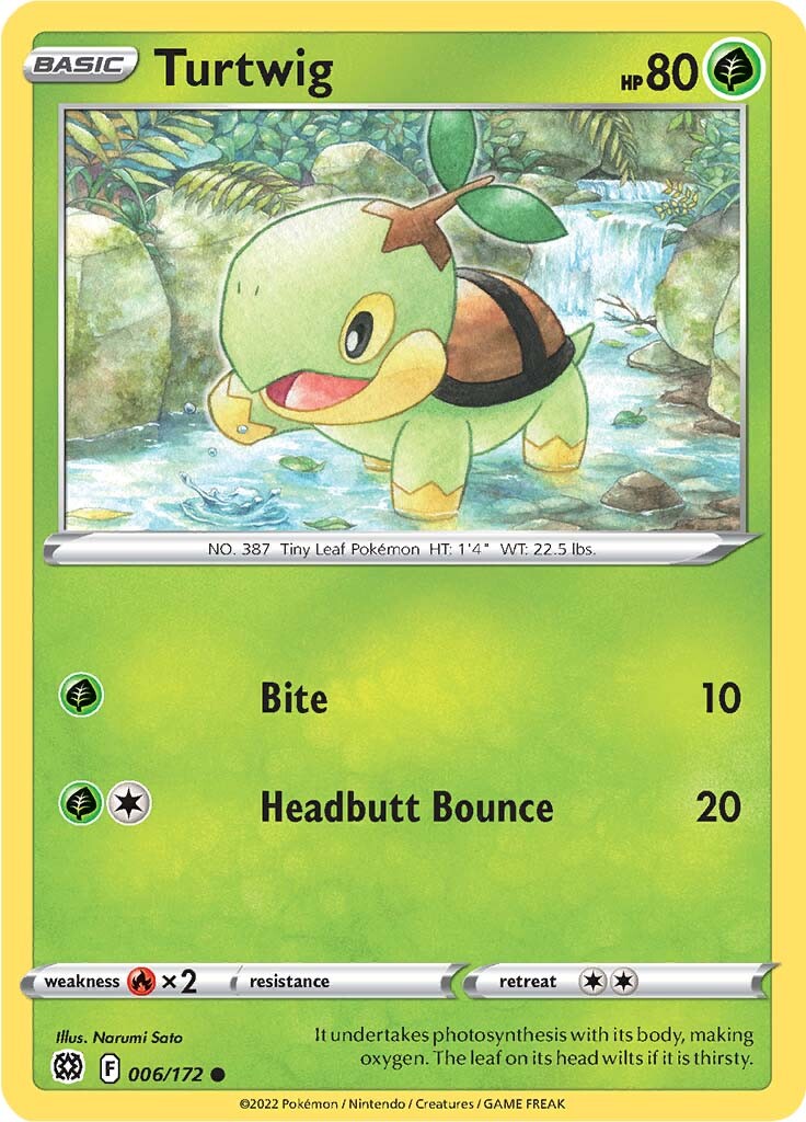 Turtwig (006/172) [Sword & Shield: Brilliant Stars] | Fandemonia Ltd