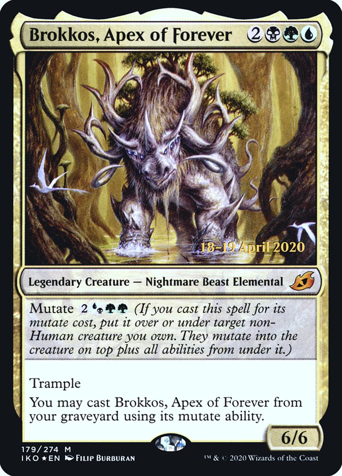 Brokkos, Apex of Forever  [Ikoria: Lair of Behemoths Prerelease Promos] | Fandemonia Ltd