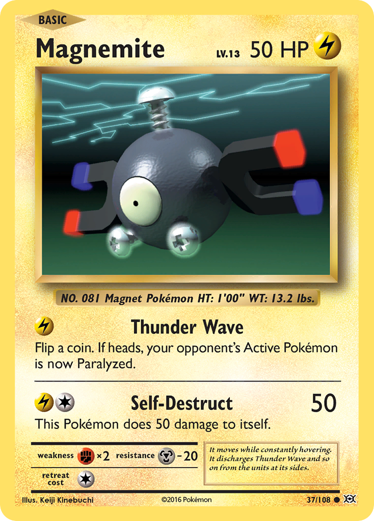 Magnemite (37/108) [XY: Evolutions] | Fandemonia Ltd