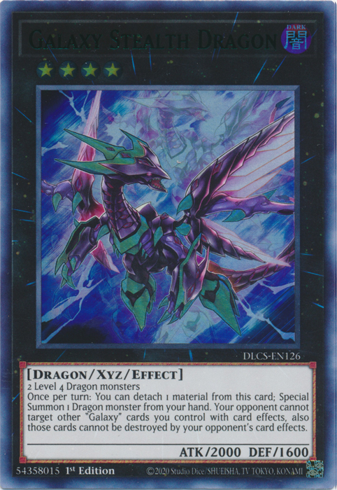 Galaxy Stealth Dragon (Green) [DLCS-EN126] Ultra Rare | Fandemonia Ltd