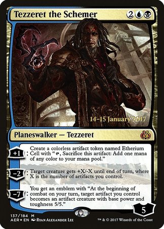 Tezzeret the Schemer [Aether Revolt Promos] | Fandemonia Ltd