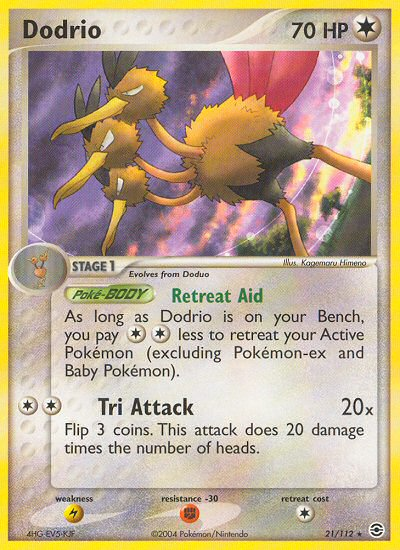 Dodrio (21/112) [EX: FireRed & LeafGreen] | Fandemonia Ltd