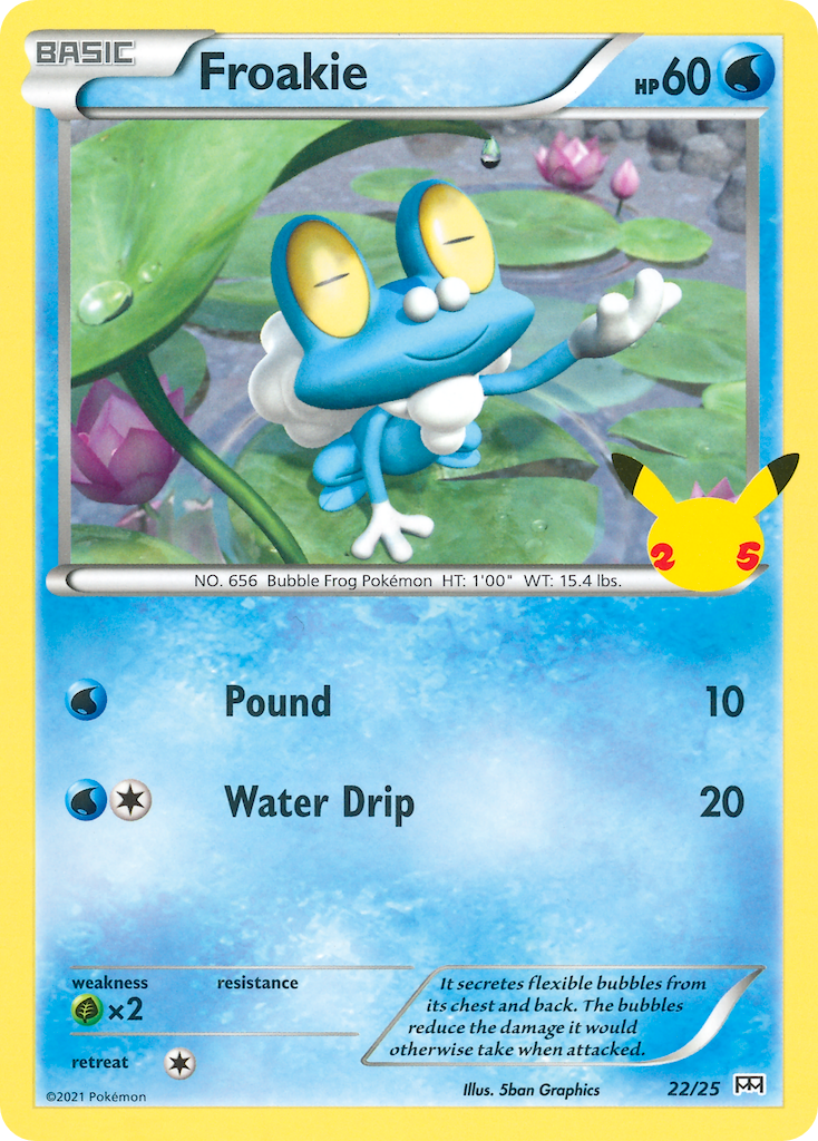 Froakie (22/25) [McDonald's 25th Anniversary] | Fandemonia Ltd