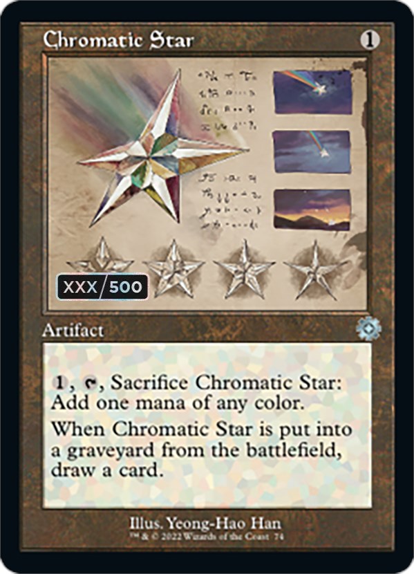 Chromatic Star (Retro Schematic) (Serial Numbered) [The Brothers' War Retro Artifacts] | Fandemonia Ltd