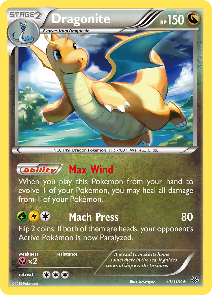 Dragonite (51/108) [XY: Roaring Skies] | Fandemonia Ltd