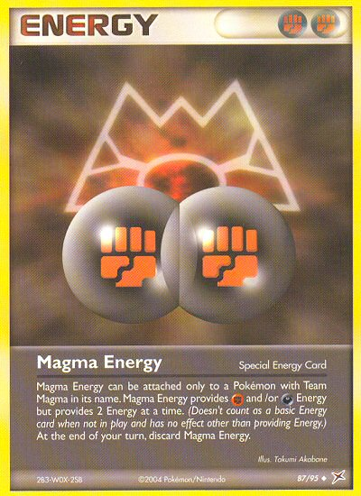 Magma Energy (87/95) [EX: Team Magma vs Team Aqua] | Fandemonia Ltd