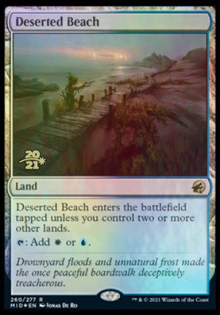 Deserted Beach [Innistrad: Midnight Hunt Prerelease Promos] | Fandemonia Ltd