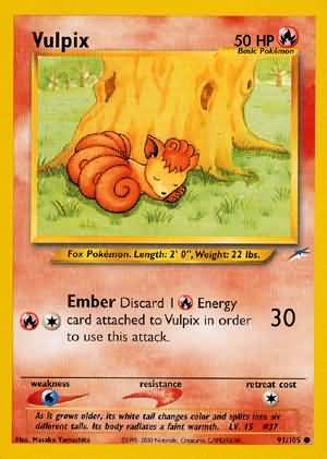 Vulpix (91/105) [Neo Destiny Unlimited] | Fandemonia Ltd