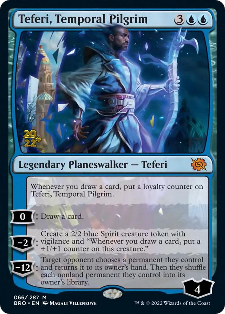 Teferi, Temporal Pilgrim [The Brothers' War: Prerelease Promos] | Fandemonia Ltd