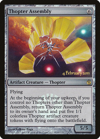 Thopter Assembly [Mirrodin Besieged Promos] | Fandemonia Ltd