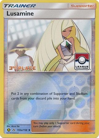 Lusamine (153a/156) (League Challenge Alt Art 3rd Place) [Sun & Moon: Ultra Prism] | Fandemonia Ltd