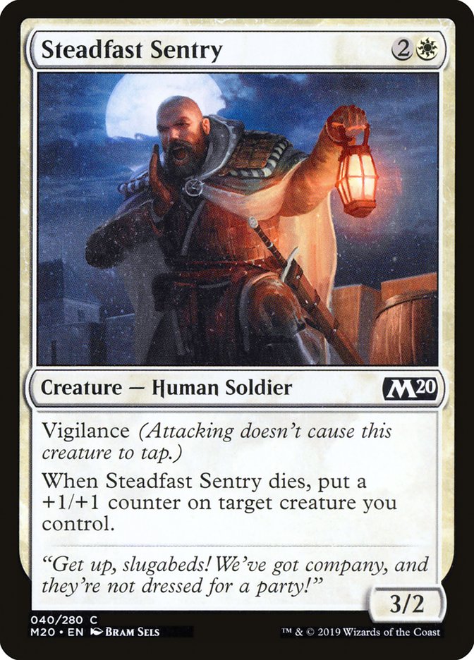 Steadfast Sentry [Core Set 2020] | Fandemonia Ltd