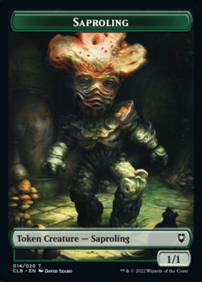 Saproling Token [Commander Legends: Battle for Baldur's Gate Tokens] | Fandemonia Ltd