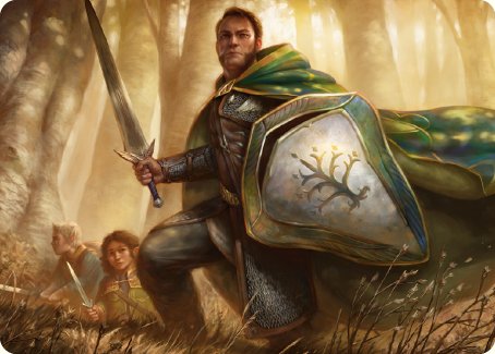 Boromir, Warden of the Tower Art Card [The Lord of the Rings: Tales of Middle-earth Art Series] | Fandemonia Ltd