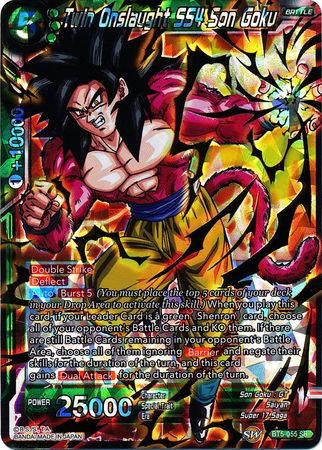 Twin Onslaught SS4 Son Goku (BT5-055) [Miraculous Revival] | Fandemonia Ltd