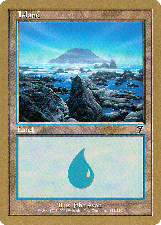 Island (shh334) (Sim Han How) [World Championship Decks 2002] | Fandemonia Ltd