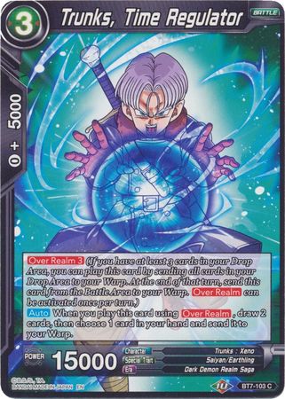 Trunks, Time Regulator (Reprint) (BT7-103) [Battle Evolution Booster] | Fandemonia Ltd