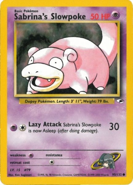 Sabrina's Slowpoke (95/132) [Gym Heroes Unlimited] | Fandemonia Ltd