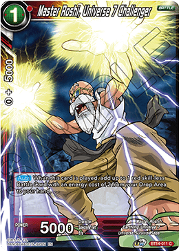 Master Roshi, Universe 7 Challenger (BT14-011) [Cross Spirits] | Fandemonia Ltd