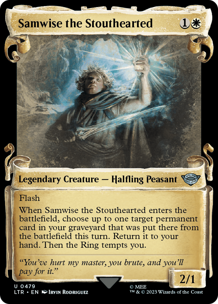 Samwise the Stouthearted [The Lord of the Rings: Tales of Middle-Earth Showcase Scrolls] | Fandemonia Ltd